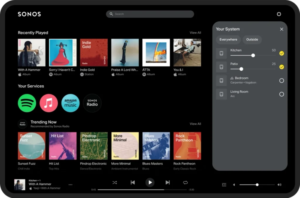 Sonos Web App